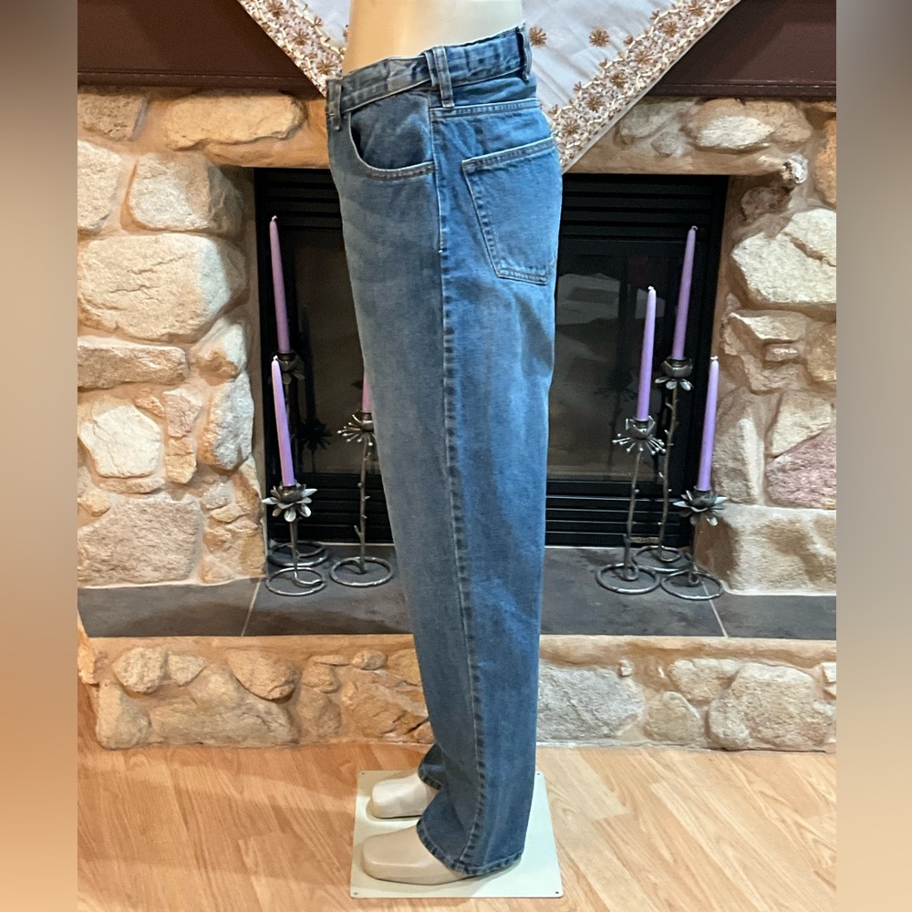 Land’s End Men's Stretch Comfort Waist Traditional Fit Jean 35 - Picture 3 of 7